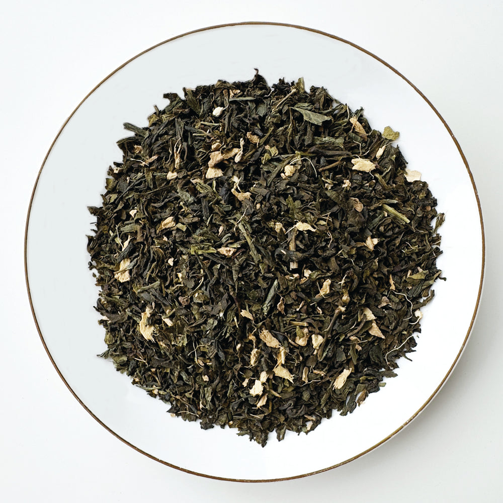 It is Sunday ! - Green tea with ginger