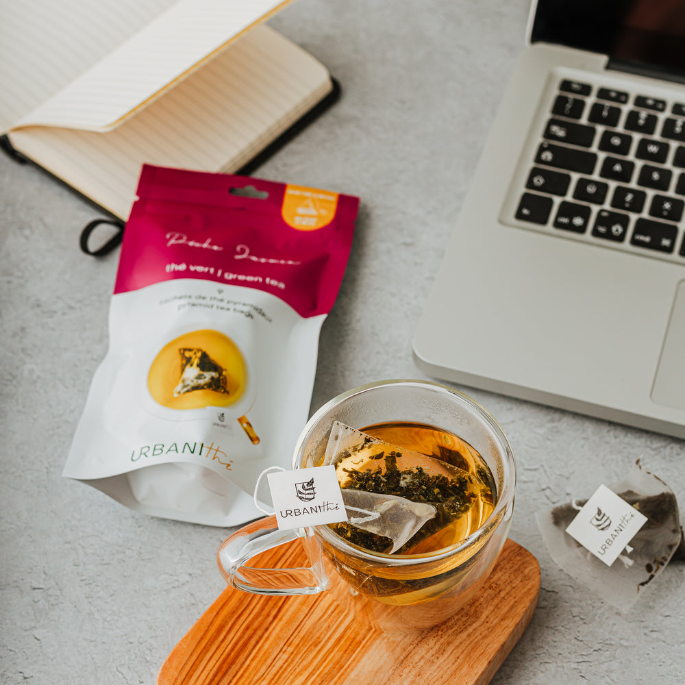 Peach Jasmine | Peach and jasmine green tea (bag) 