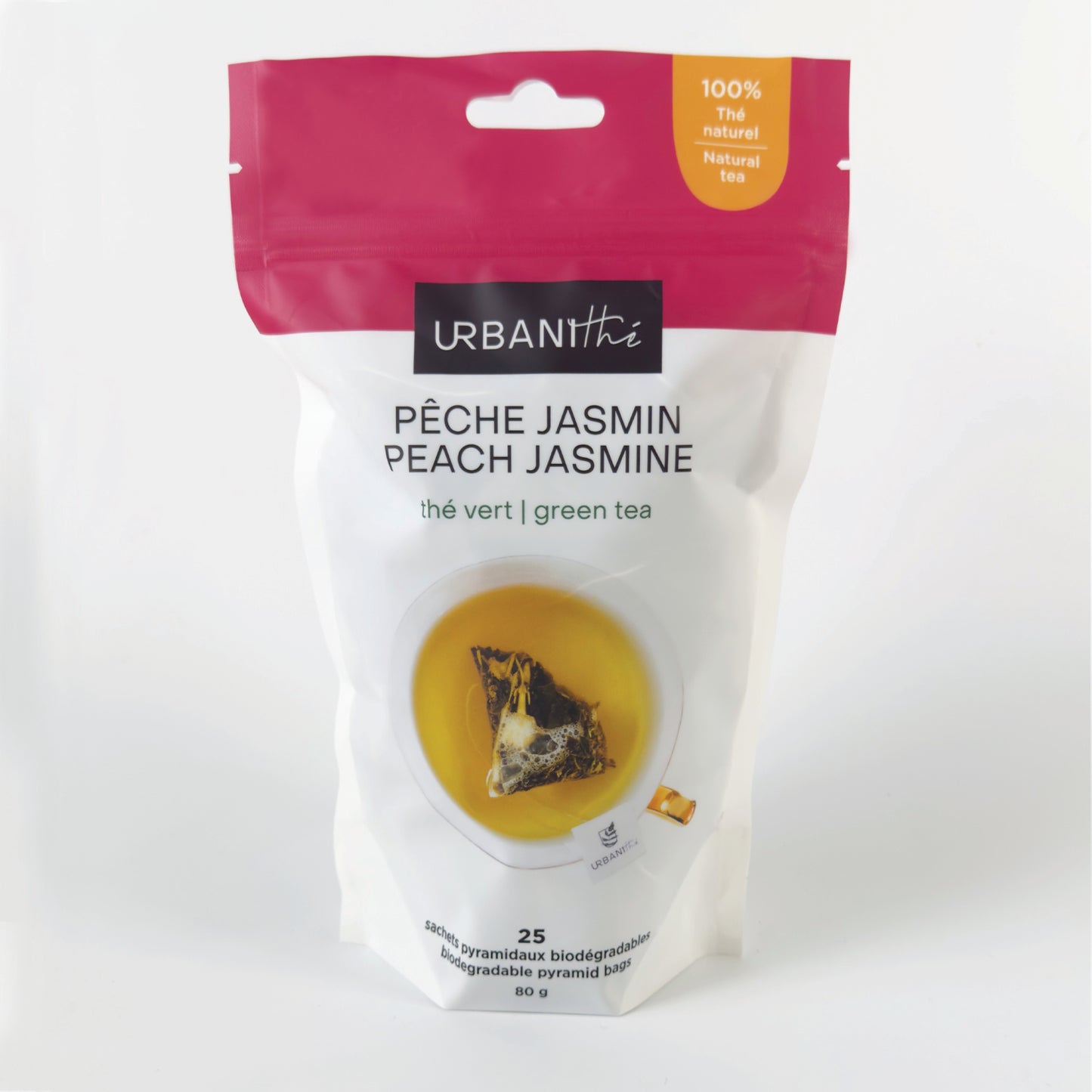 
                  
                    Peach Jasmine | Peach and jasmine green tea (bag) 
                  
                