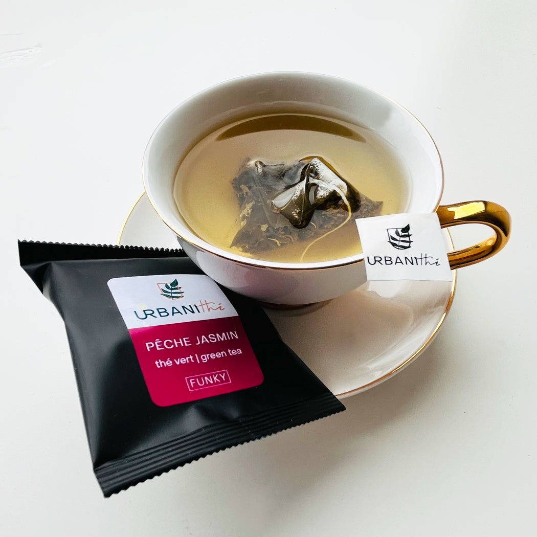 
                  
                    Peach Jasmine | Peach and jasmine green tea (bag) 
                  
                